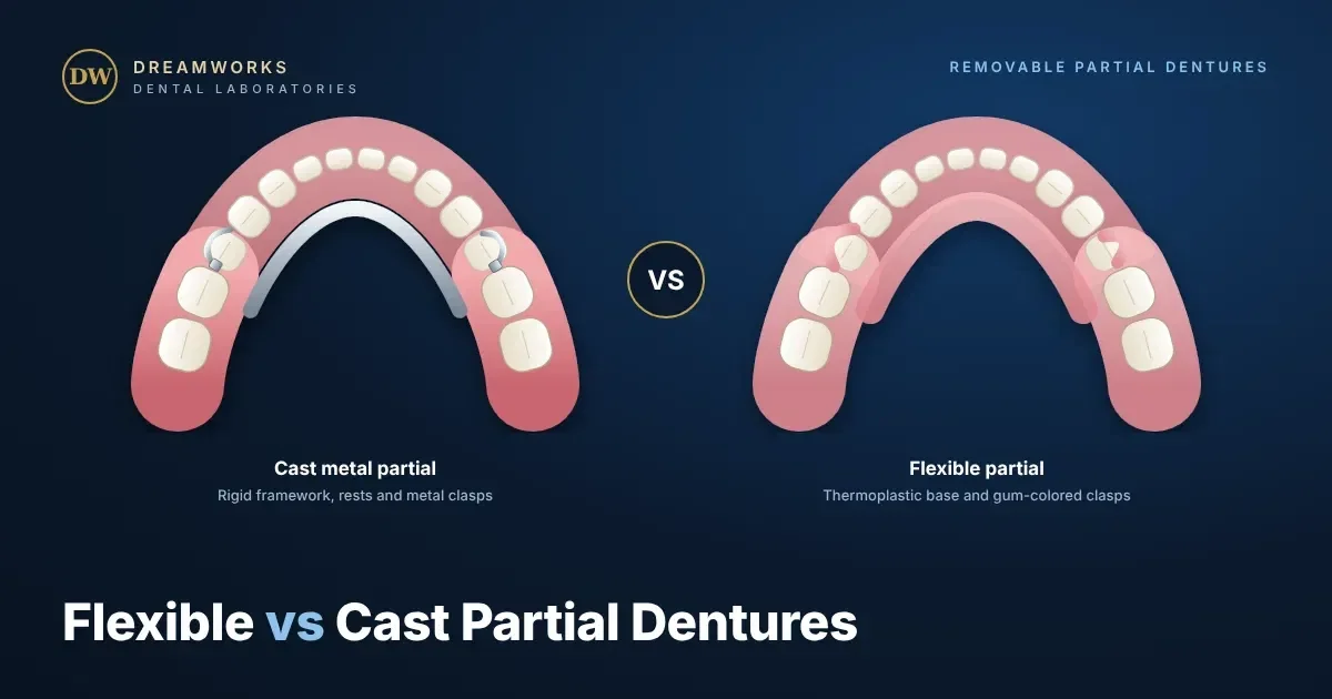 Flexible vs Cast Partial Dentures: How to Choose the Right RPD for Each Patient